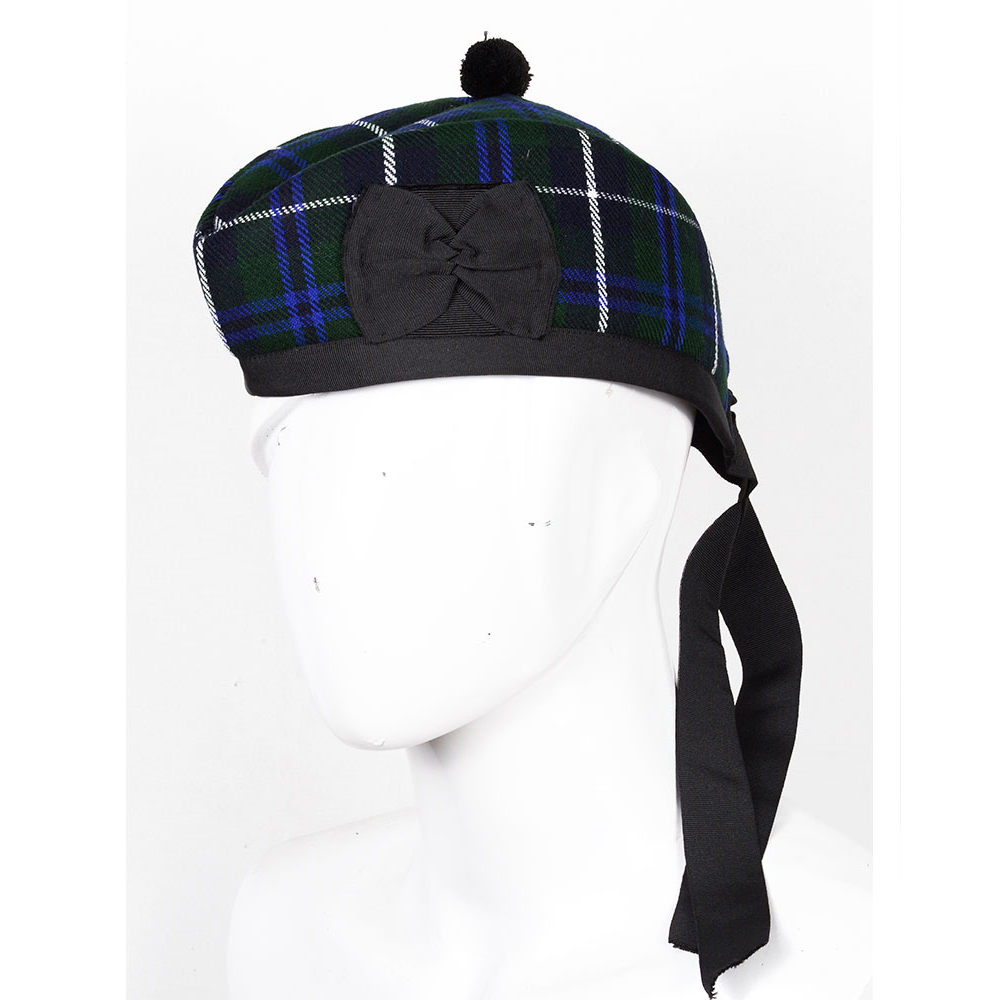 blue-douglas-glenggary-hat-1 Glengarry Hat Blue Douglas Scottish - Image 1