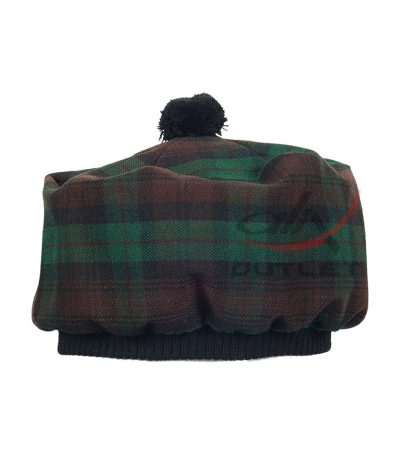 Brown Watch Tartan Tam o' Shatner Tammy Hat Flat Bonnet