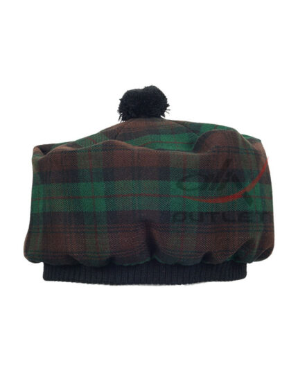 Brown Watch Tartan Tam o' Shatner Tammy Hat Flat Bonnet