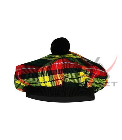 Buchanan Tartan Tam o' Shatner Tammy Hat Flat Bonnet