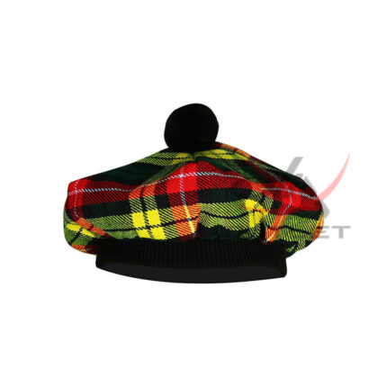 Buchanan Tartan Tam o' Shatner Tammy Hat Flat Bonnet