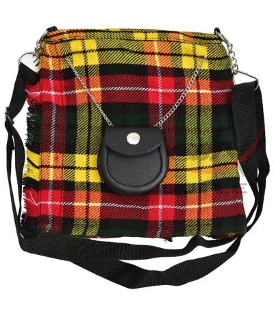 Buchanan Tartan Ladies Kilt Shaped Purse