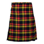 Buchanan 8 Yard Kilt for Men Traditional Scottish Tartan Kilt