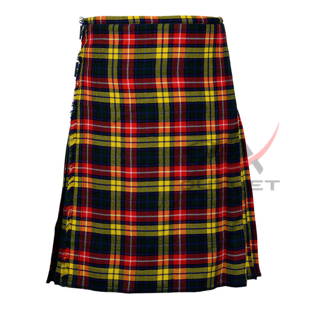 buchnan-tartan-8-yard-kilt-front Buchanan 8 Yard Kilt for Men