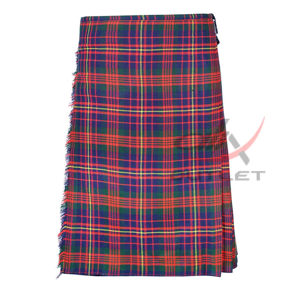 camron-traditional-tartan-kilt-front Cameron Tartan 8 Yard Kilt for Men