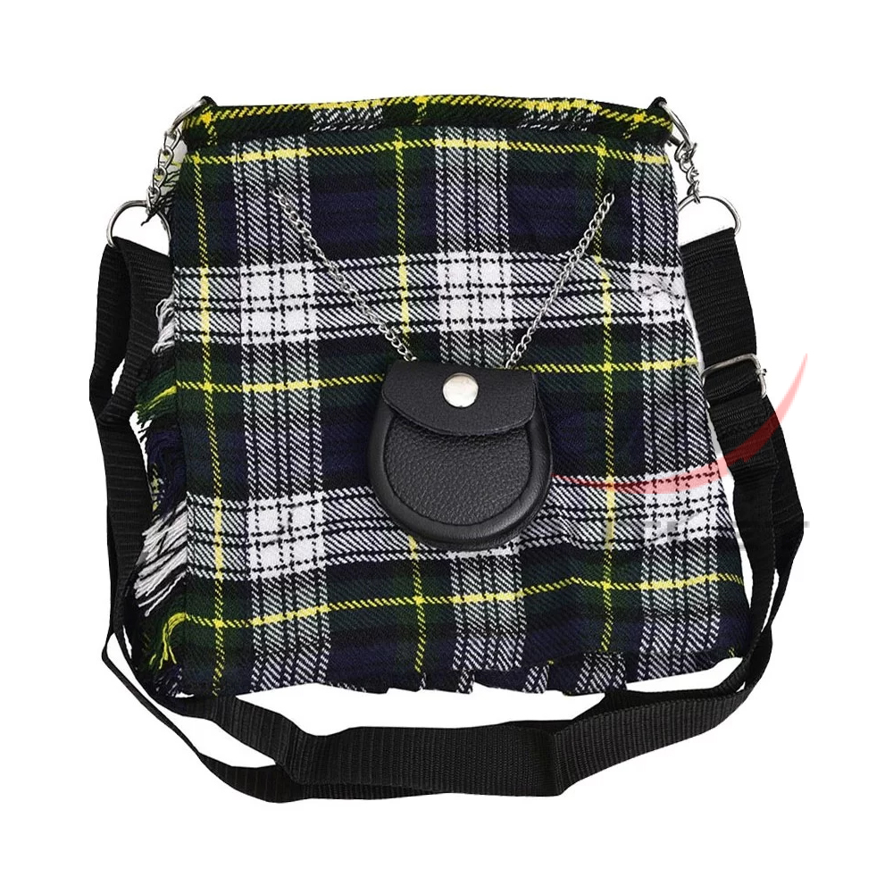 dress-gordon-tartan-purse-1 Ladies Purse Dress Gordon Tartan Scottish Kilt Shaped