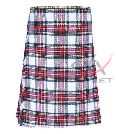 Dress Stewart Tartan 8 Yard Kilt for Men