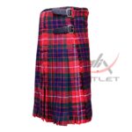 Fraser Tartan 8 Yard Kilt for Men Traditional Scottish Kilt - Image 2