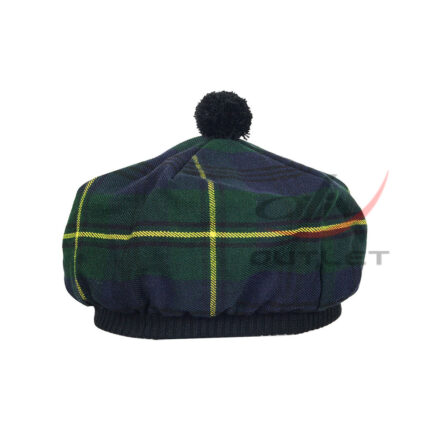 Gordon Tartan Tam o' Shatner Tammy Hat Flat Bonnet