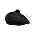 Grey Watch Tartan Tam o' Shatner Tammy Hat Flat Bonnet