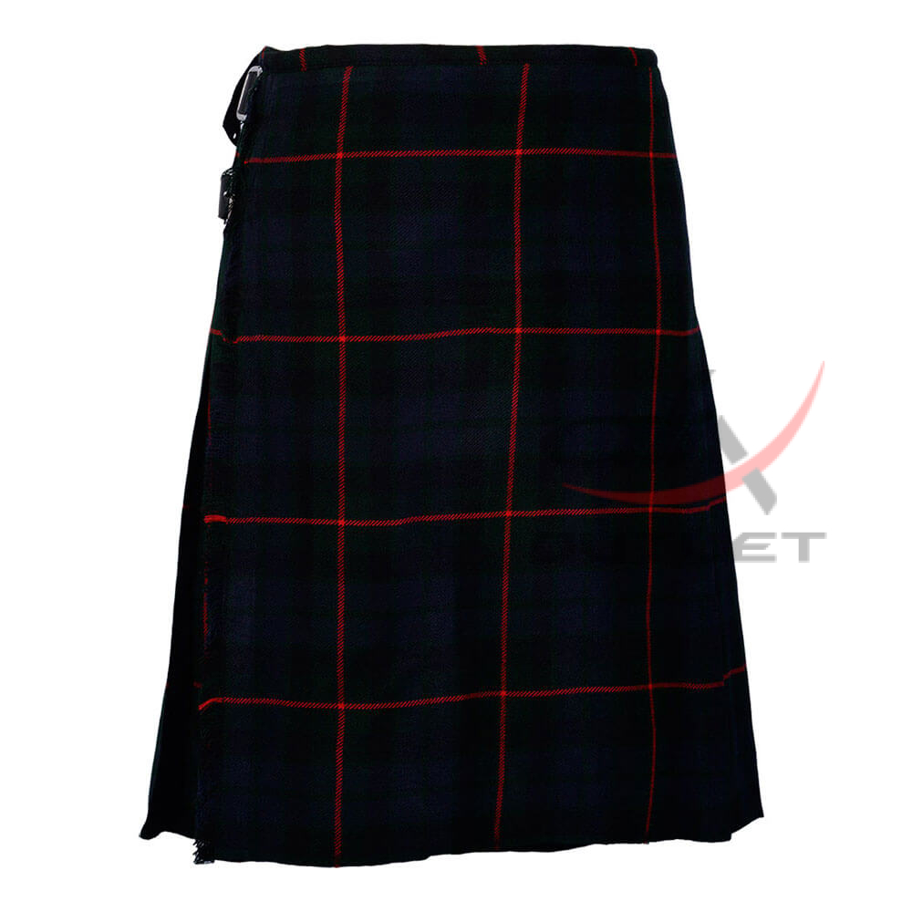 gunn-tartan-traditional-kilt-front Gunn Tartan 8 Yard Kilt for Men