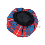 Hamilton Red Tartan Tam o' Shatner Tammy Hat Flat Bonnet - Image 2