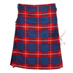Hamilton Red Tartan 8 Yard Kilt for Men