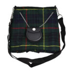 Ladies Purse Hunting Stewart Tartan Scottish Kilt Shaped