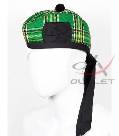 Glengarry Hat Irish Heritage Tartan Scottish