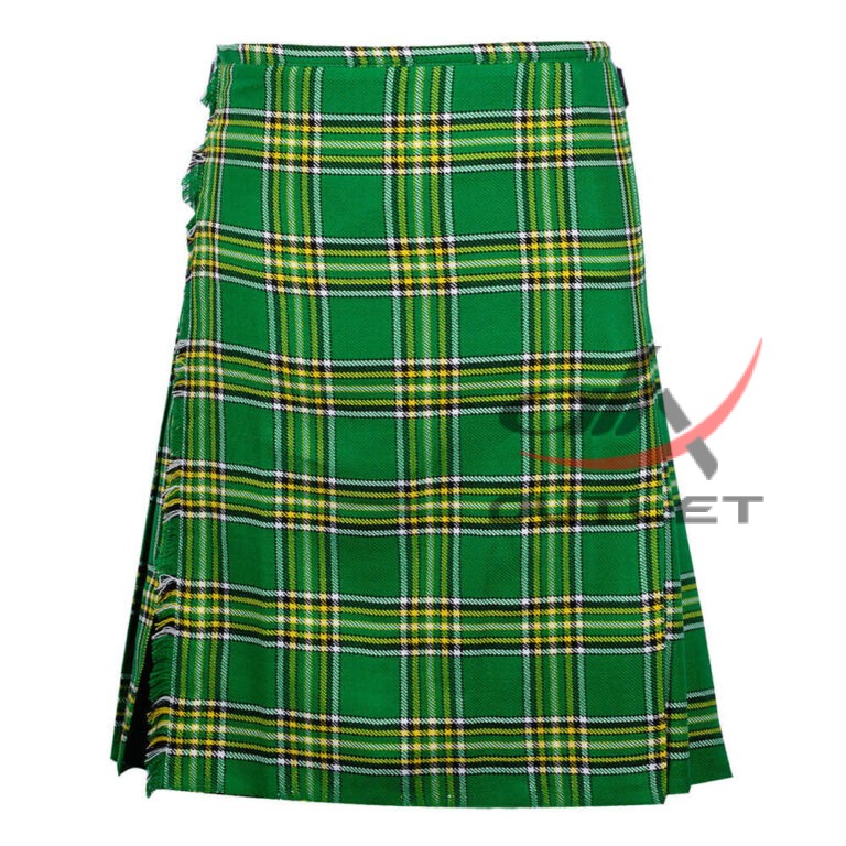Irish Heritage Tartan 8 Yard Kilt for Men