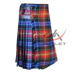 LGBTQ Pride Tartan 8 Yard Kilt for Men - Image 2