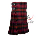 MacDonald Tartan 8 Yard Kilt for Men - Image 2