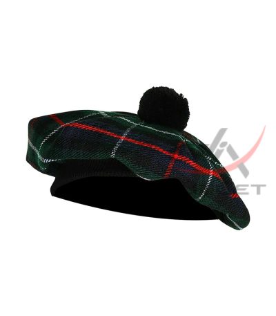 Mackenzie Tartan Tam o' Shatner Tammy Hat Flat Bonnet