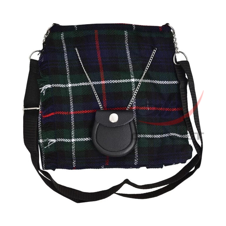 Ladies Purse Mackenzie Tartan Scottish Kilt Shaped