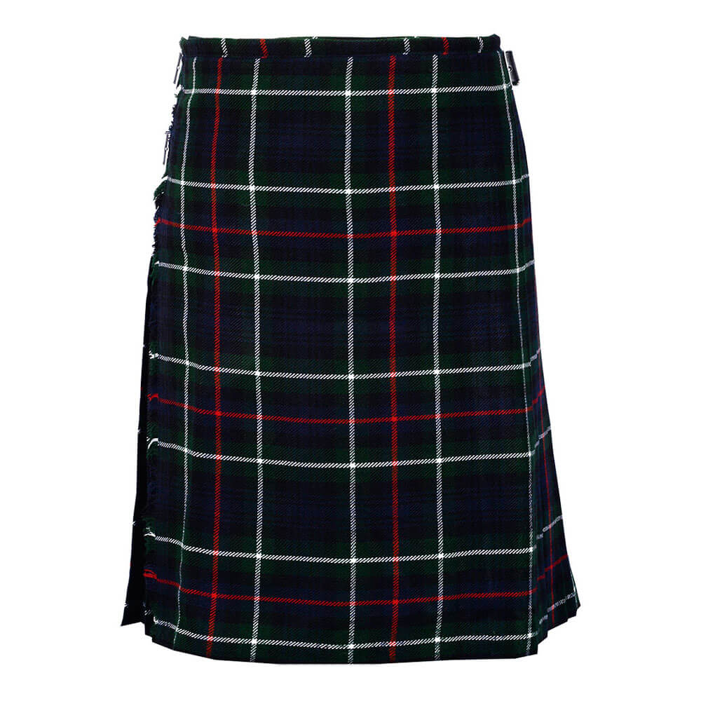 mackenzie-tartan-traditional-kilt-front Mackenzie Tartan 8 Yard Kilt for Men - Image 1