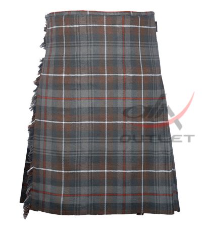 Mackenzie Weathered Tartan 8 Yard Kilt for Men