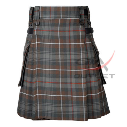 Mackenzie Weathered Tartan Utility Kilt