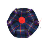 Masonic Tartan Tam o' Shatner Tammy Hat Flat Bonnet