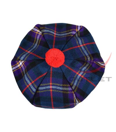 Masonic Tartan Tam o' Shatner Tammy Hat Flat Bonnet