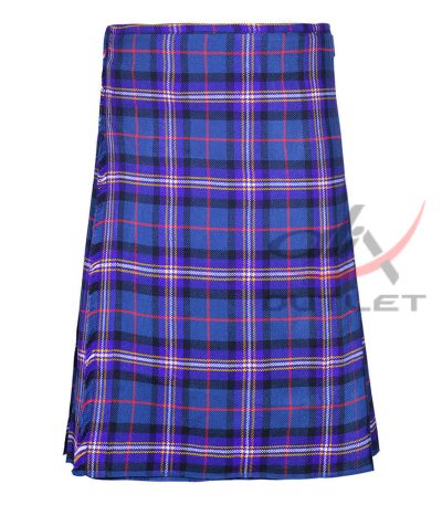 Masonic Tartan 8 Yard Kilt for Men