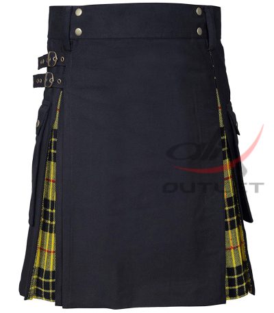 Hybrid Utility Black Cotton & McLeod of Lewis Kilt