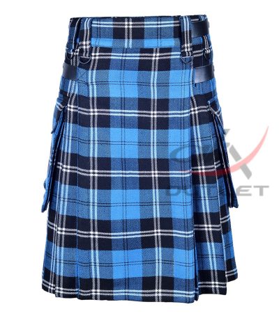 Ramsey Blue Hunting Tartan Utility Kilt
