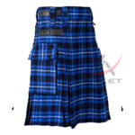 Ramsey Blue Tartan Utility Kilt - Image 2