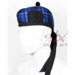 Glengarry Hat Ramsey Blue Tartan Scottish