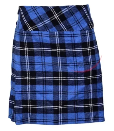 Ramsey Blue Hunting Tartan Mini Billie Kilt