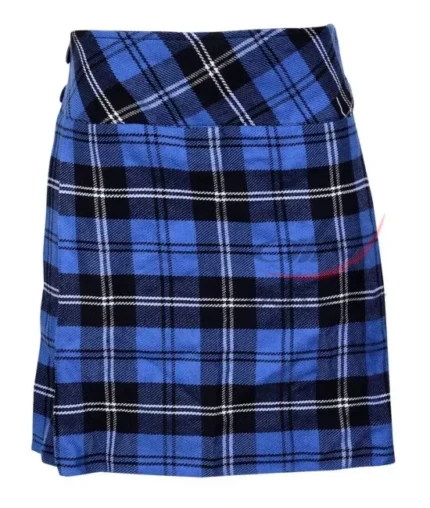 Ramsey Blue Hunting Tartan Mini Billie Kilt