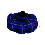 Ramsey Blue Tartan Tam o' Shatner Tammy Hat Flat Bonnet