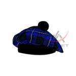 Ramsey Blue Tartan Tam o' Shatner Tammy Hat Flat Bonnet - Image 3