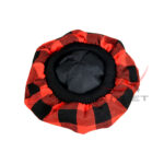 Red Black Rob Roy Tartan Tam o' Shatner Tammy Hat Flat Bonnet - Image 4