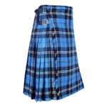 Ramsey Blue Hunting Tartan 8 Yard Kilt for Men - Image 2