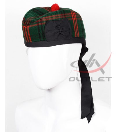 Glengarry Hat Ross Hunting Tartan Scottish
