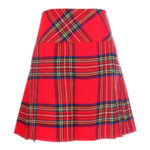 Ladies Royal Stewart Tartan Mini Billie Kilt Mod Skirt