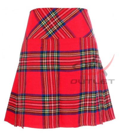 Ladies Royal Stewart Tartan Mini Billie Kilt