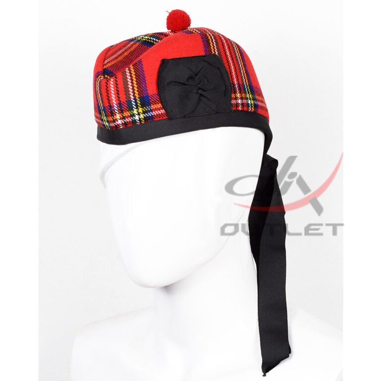 Glengarry Hat Royal Stewart Tartan Scottish