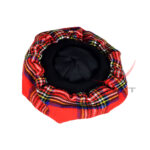 Royal Stewart Tartan Tam o' Shatner Tammy Hat Flat Bonnet - Image 5