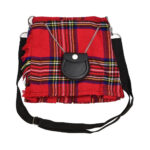 Ladies Purse Royal Stewart Tartan Scottish Kilt Shaped