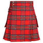 Royal Stewart Tartan Kilt Modern Utility Kilts