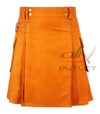 Saffron Tartan Utility Kilt