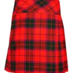 Scottish Rose Tartan Mini Billie Kilt Mod Skirt Girls Mini Billie Skirt
