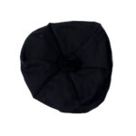 Glengarry Hat Solid Black Tartan Scottish